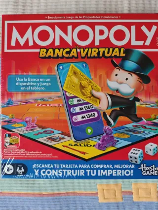 Monopoly Banca Virtual Hasbro Sin abrir