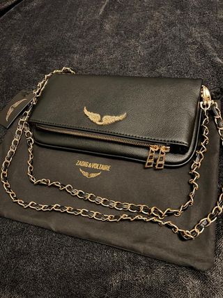 Bolsa Zadig & Voltaire detalhes dourados