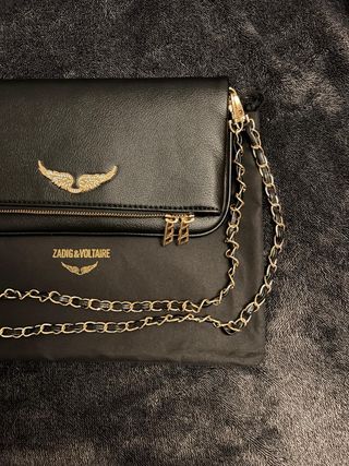 Bolsa Zadig & Voltaire detalhes dourados