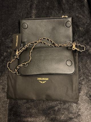 Bolsa Zadig & Voltaire detalhes dourados