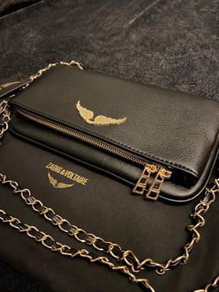 Bolsa Zadig & Voltaire detalhes dourados