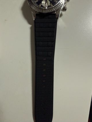 Cinturino Breitling Nero Argento