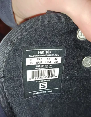 Tabla Snow 160 + Fijaciones + Botas