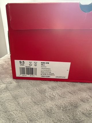 Reebok Nano Gym Hombre Talla 42.5