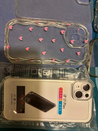iPhone 15 Plus Rosa 256 GB + fundas