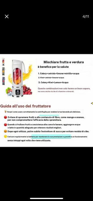 Frullatore Portatile HS-860