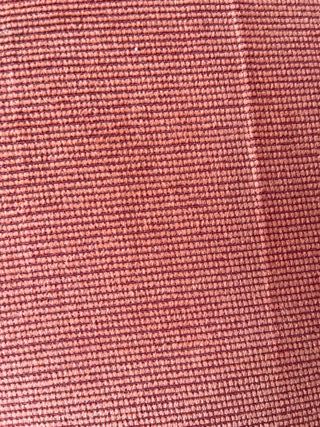 Butaca orejero tela naranja/rosa