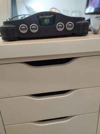 Nintendo 64 Negra y Gris