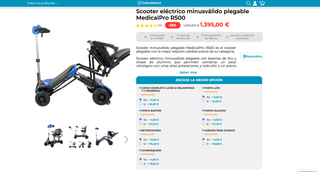 Scooter Eléctrico Plegable movilidad reducida