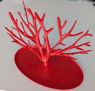 Portagioie Albero Rosso Orecchini