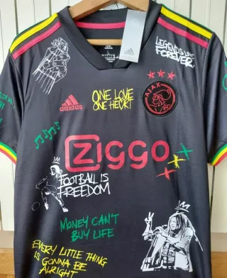 Camiseta Adidas Ajax Bob Marley Talla L