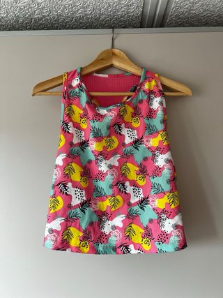Conjunto Mallas y Top Estampado