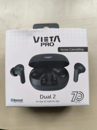 Auriculares Vieta Pro Dual 2 Negro
