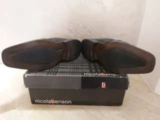 Scarpe eleganti Nicola Benson uomo nere