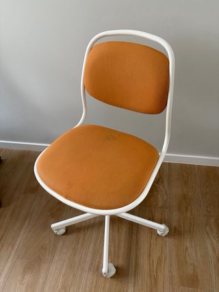 Silla de oficina Ikea ÖRFJÄLL naranja