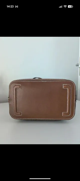 Bolso Zara Piel Marrón