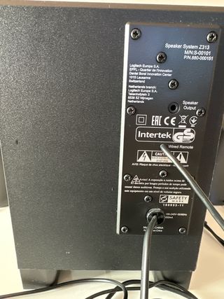 Logitech Z313 Sistema de Altavoces Negro