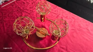 Lámpara Cobre Jaula Geometría Diseño Nueva