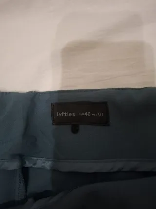 Pantalón verde agua imitación traje