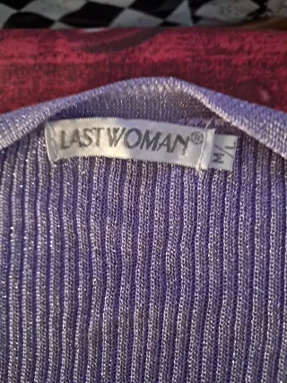 Maglia  2 Last Woman Viola Glitterata