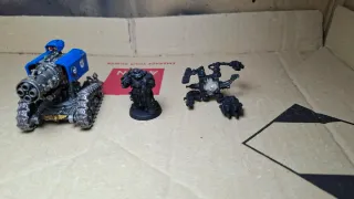 Warhammer 40k Tecmarine con Thunderfire in metallo