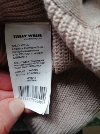 Tally Weijl Maglia Avvolgente Beige Tg. M