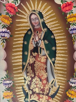 Lienzo Virgen de Guadalupe Cuzco Perú