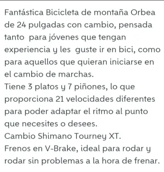 Bicicleta Orbea TDI Verde