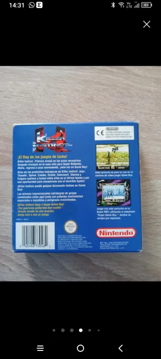 Killer Instinct Gioco per Nintendo Game Boy