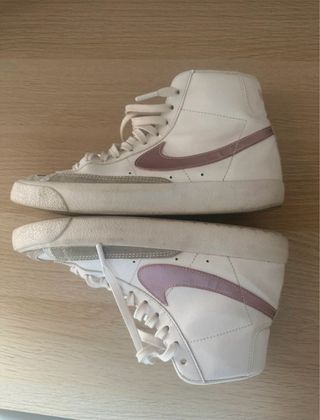 Zapatillas Nike Blazer Blancas y Rosas