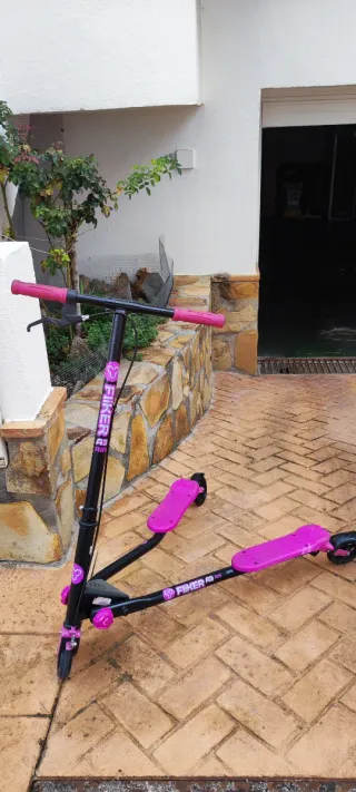 Patinete 3 Ruedas Fiker Rosa