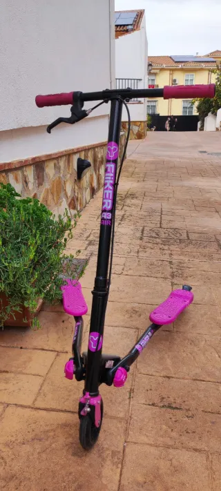 Patinete 3 Ruedas Fiker Rosa