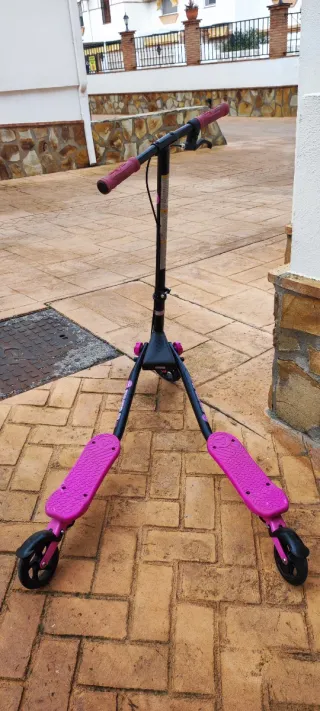 Patinete 3 Ruedas Fiker Rosa