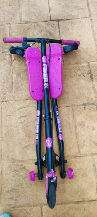 Patinete 3 Ruedas Fiker Rosa