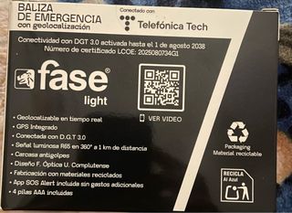 Baliza V16 SOS Alert con Geolocalización