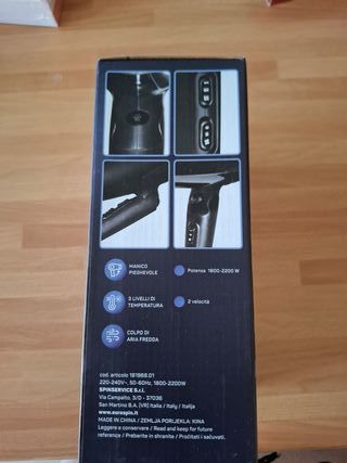 Asciugacapelli Pieghevole 1800-2200W