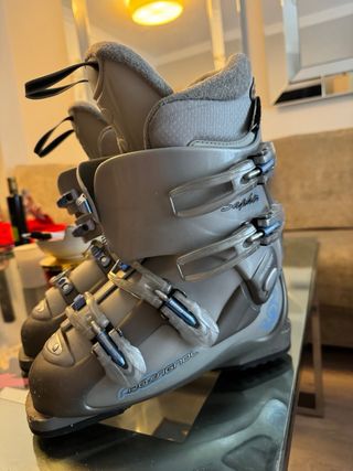 Botas de Esquí Mujer Rossignol Doradas/Grises