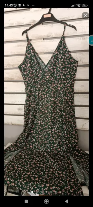 Lote 4 vestidos verano estampado floral