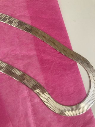 Collar mujer estilo serpiente de Plata 925