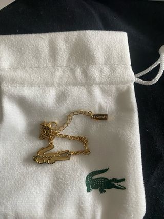 Pulsera Lacoste Acero Inoxidable dorada