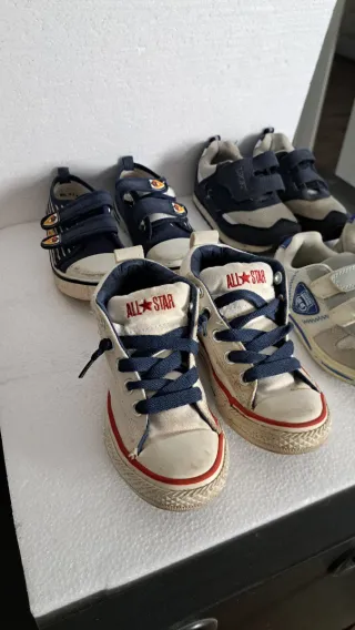 Lotto 5 paia scarpe bimbo/a tg 28