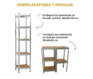 Estanteria metalica galvanizada