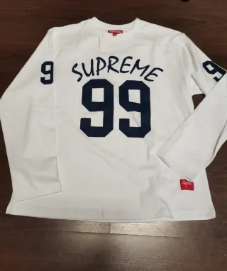 Sudadera Supreme 99 Blanca Talla L OVERSIZE