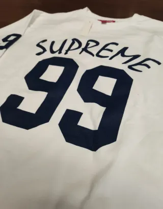 Sudadera Supreme 99 Blanca Talla L OVERSIZE