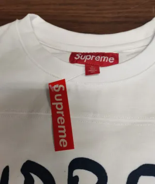 Sudadera Supreme 99 Blanca Talla L OVERSIZE