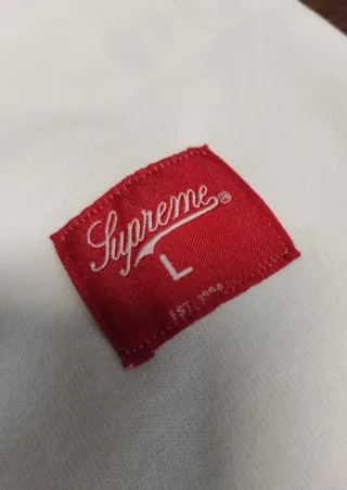 Sudadera Supreme 99 Blanca Talla L OVERSIZE