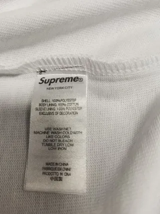 Sudadera Supreme 99 Blanca Talla L OVERSIZE