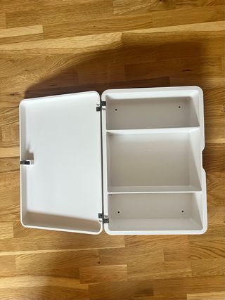 Coppia armadietti porta medicine vintage anni '60.