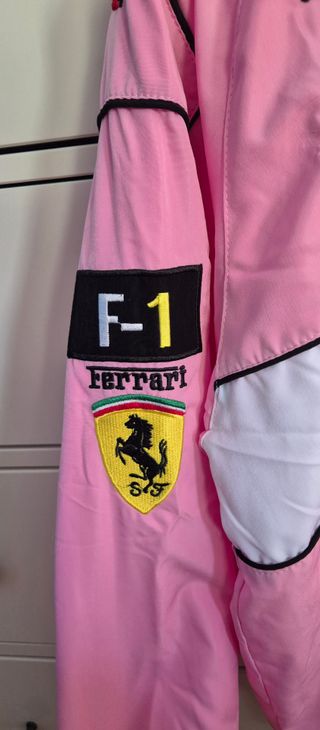 Chaqueta Bomber Ferrari Rosa