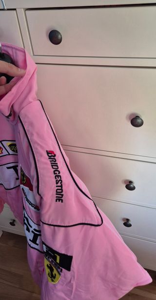 Chaqueta Bomber Ferrari Rosa